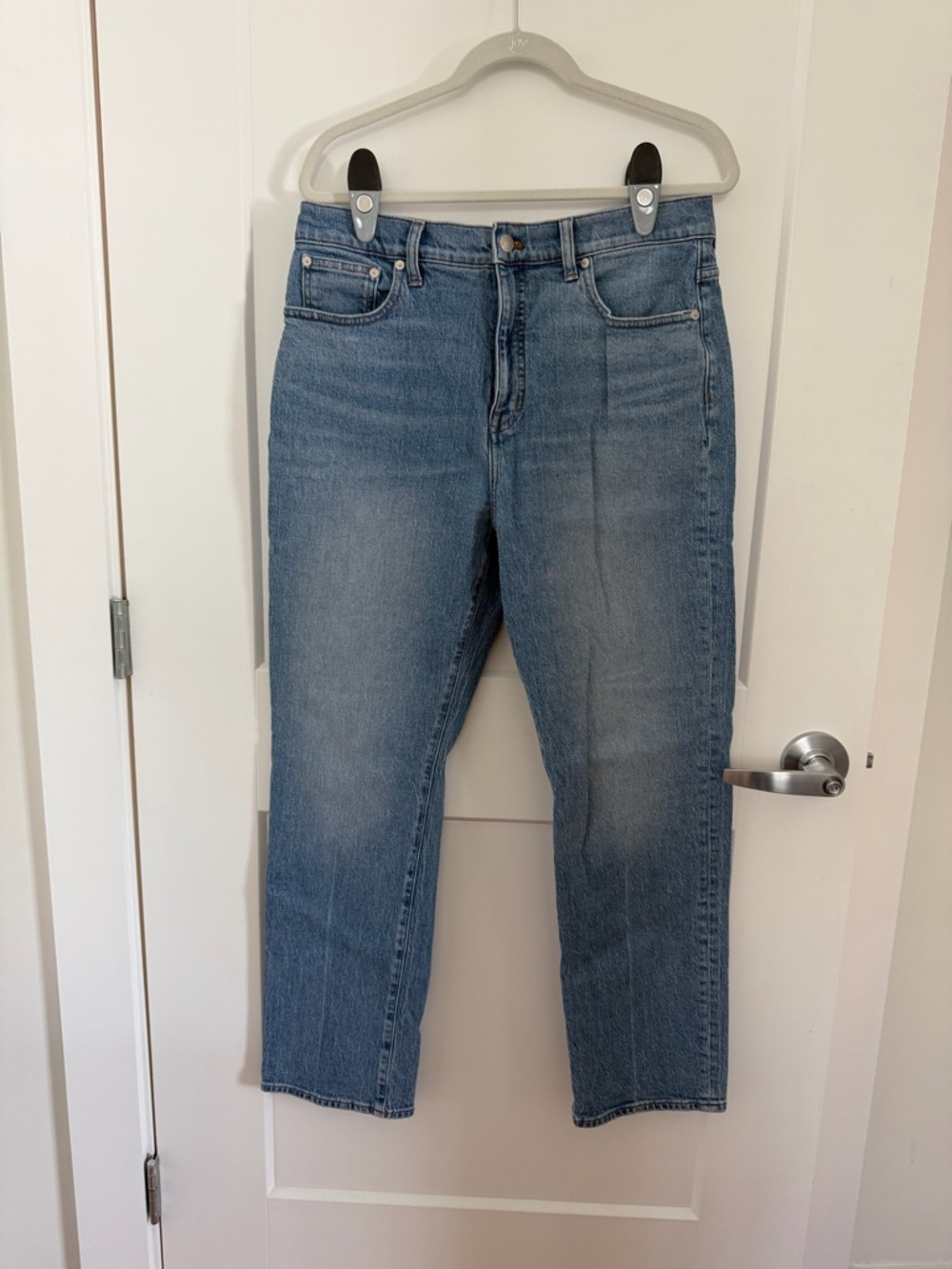 Madewell ‘90s Straight Leg Jeans - Light Blue